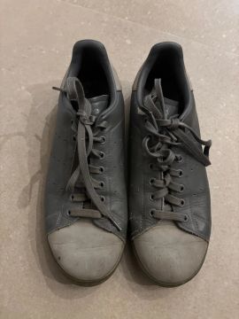 Tênis cinza Adidas stan smith tamanho 41