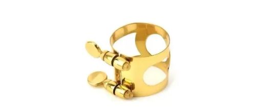 Abraçadeira Para Sax Soprano Laqueado Dourada Royal Kl Bm04
