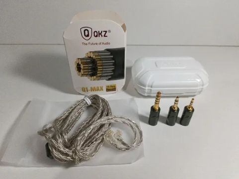 Cabo retorno Fone Kz Qkz  Qkz Q1 Max Pin C sem microfone
