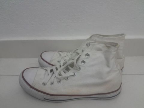 Converse All star Branco Cano alto tamanho 40