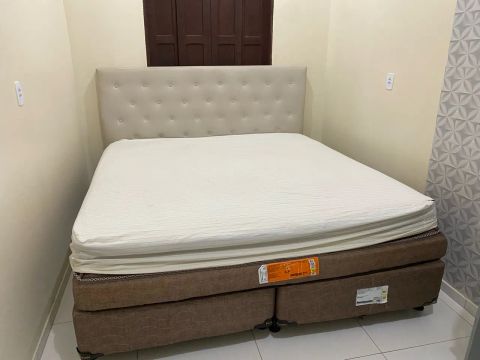 Cama BOX KING SIZE casal + cabeceira