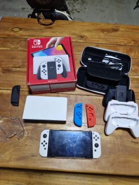 Nintendo Switch Oled (Branco) - novíssimo 