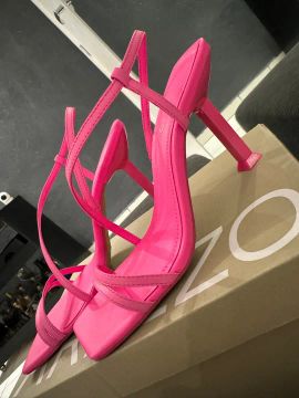 Sandália pink AREZZO NOVA