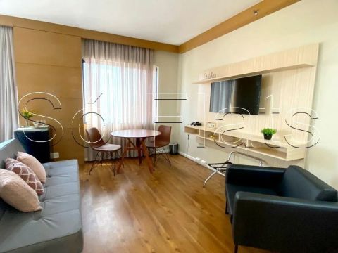 Studio no Tryp Tatuapé 1 dormitório próximo a Estação Tatuapé e Praça Silvio Romero.