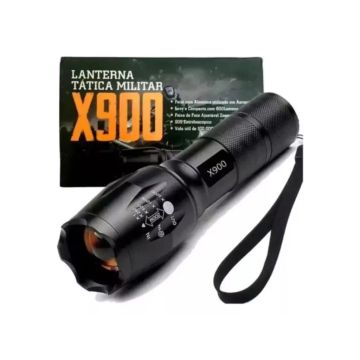 Lanterna Tática Militar X900 - 800 Lumens
