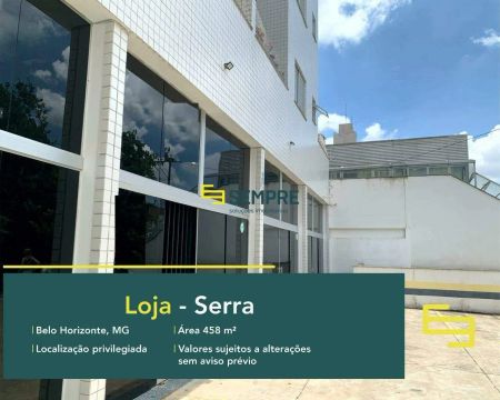 Aluguel de loja no bairro Serra em Belo Horizonte