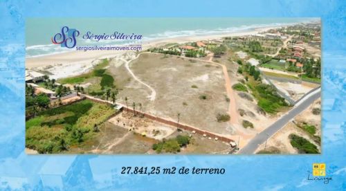 Excelente terreno com 27.841,25m² de frente para o mar em Beberibe.