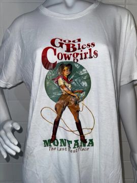 Camiseta cowgirl tamanho G