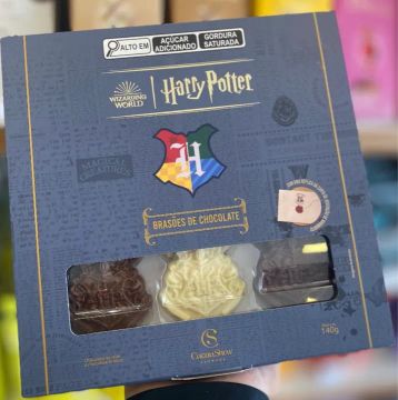Caixa de Chocolate Harry Potter - Brasões