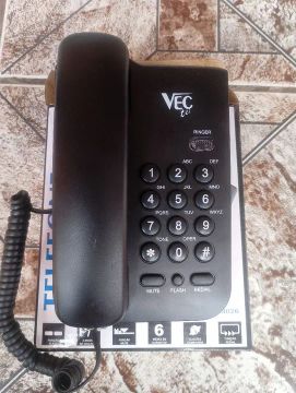 Telefone Vec KXT 3026 Com Bloqueador Preto 
