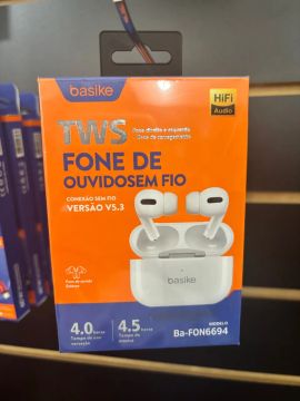 Fone de ouvido Bluetooth TWS Basike