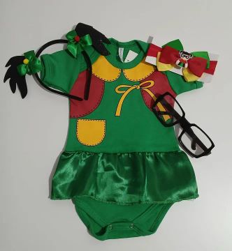 Mesversário chiquinha para bebês 