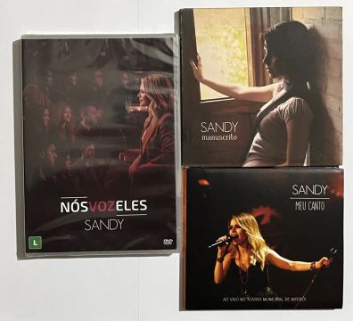 CD/DVD Sandy - 2 CDS + 1 DVD (Lacrado)