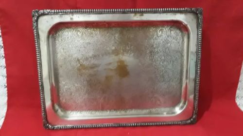 bandeja espessurada em prata Sheffield 2605