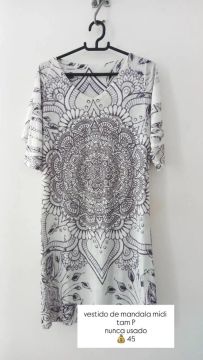 Vestido mandala novo