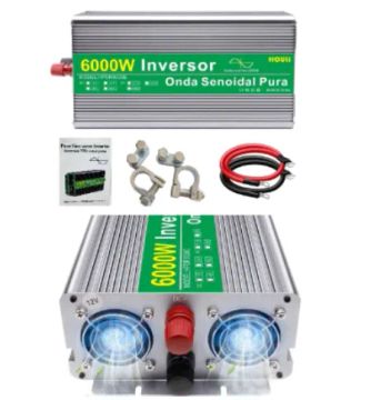 INVERSOR DE ENERGIA 24V/220V 6000W PICO / 3000W CONTINUO HOULI