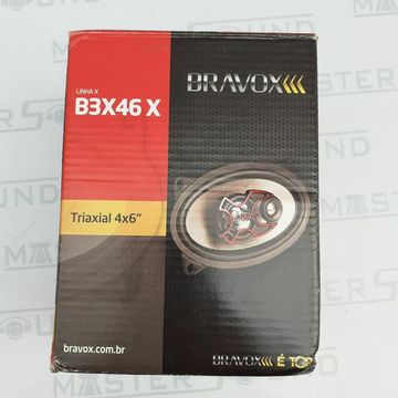 Par de alto falante Bravox. Triaxial. 4X6". Novo. Instalado.