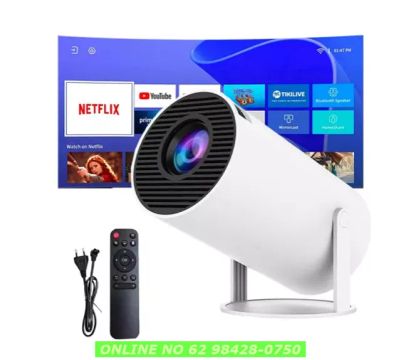 Projetor Led Portátil Smart Wifi Bluetooth Android 4k Cinema