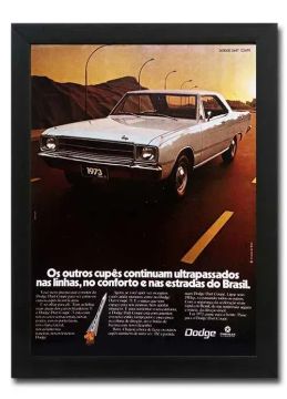 Dodge Dart, Gran Coupe ou Gran Sedan - Quadro / pôster com propaganda original de revista