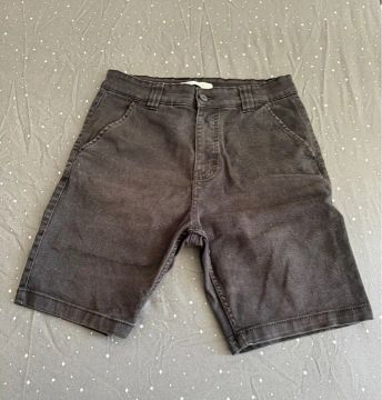 Shorts Jeans Masculino Preto Zara 38