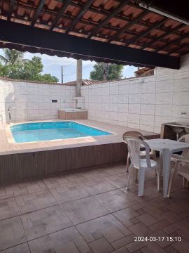 Aluga se casa com piscina em Mongaguá Flórida Mirim 