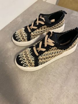 TÊNIS UNISSEX ARTESANAL ESTILO CROCHÊ 