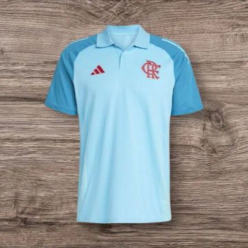 Camisa Polo Adidas Flamengo Azul - Tamanho M