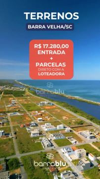 Terreno parcelado direto com a loteadora - Bairro Nova Barra Velha