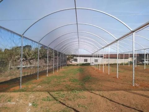 Estrutura Estufa Agricula Modelo Premium 7 X 32 X 2,2 M