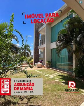 ALUGUEL CASA Condomínio ASSUNÇÃO DE MARIA em Juazeiro/BA 