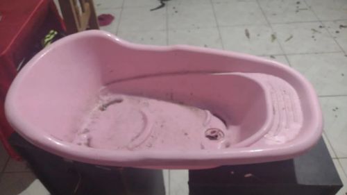 Banheira para Bebê Rosa