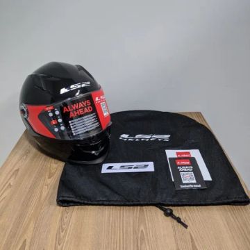CAPACETE LS2 CLASSIC GLOSSY BLACK FF358