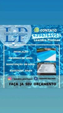 Leandro Piscinas - Construção e Reforma