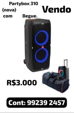 Caixa de Som JBL Partybox 310 (Nova)