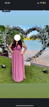 Vestido rosa 46