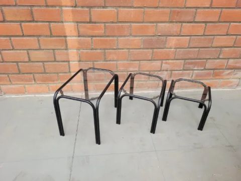 Conjunto de mesa de canto com 03