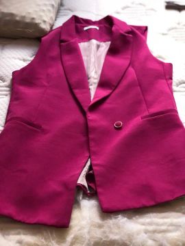Colete blazer Feminino Rosa