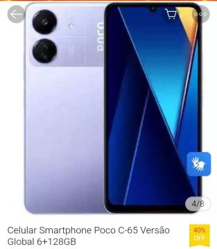 Celular Poco C-65 Global 6+128GB