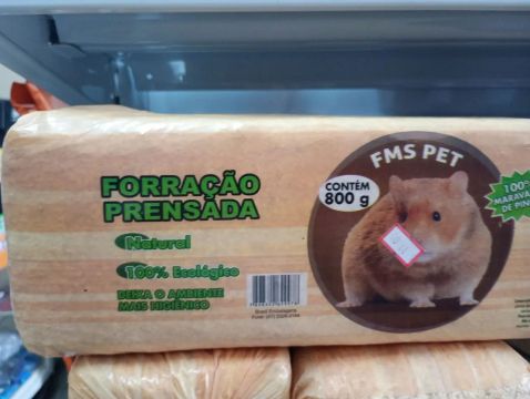 Forração para Roedores Prensada 800g - FMS Pet