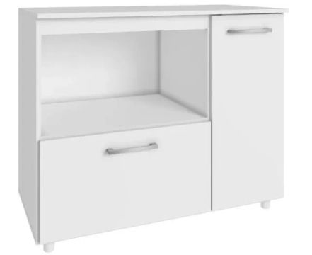 Móvel multifuncional cozinha microondas 2 portas 