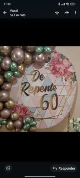 Painel Decorativo De Repente 60 Anos