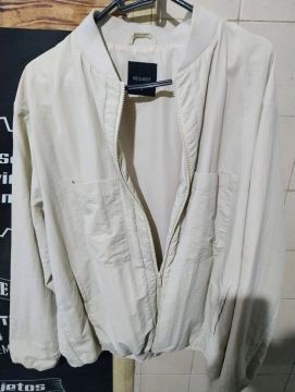Blusa jaqueta masculina bege G