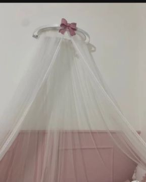 Mosquiteiro para berço com laço