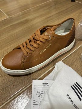 Tênis Masculino Sergio's Sense Couro Marrom
