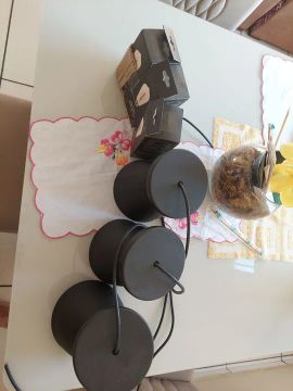 Lustre Pendente Moderno 3 Pontos Preto