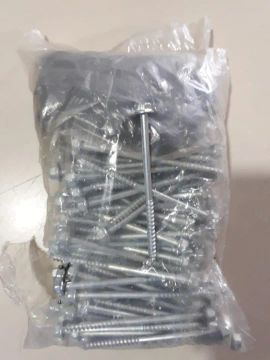 Parafusos para telhas - Pacote com 100 peças