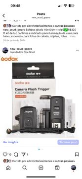 Rádio flash Godox CT-16 