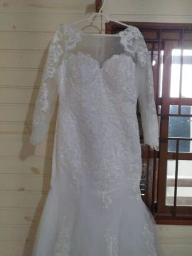 VESTIDO DE NOIVA - ELEGANTE E NUNCA USADO!