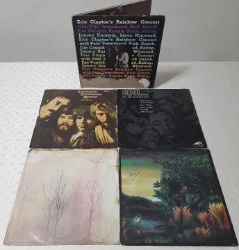 Lote de LPs de Blues Rock Avariados (LEIA ANTES DE COMPRAR) - Eric Clapton, Creedence, etc