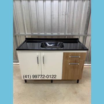 Pia para Cozinha Padrão ( Cuba + Balcão ) 